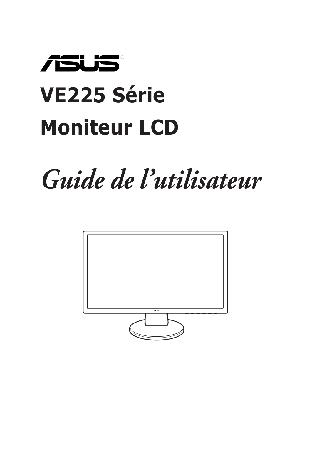 Asus VE225N, VE225T, VE225H, VE225S, VE225D User Manual