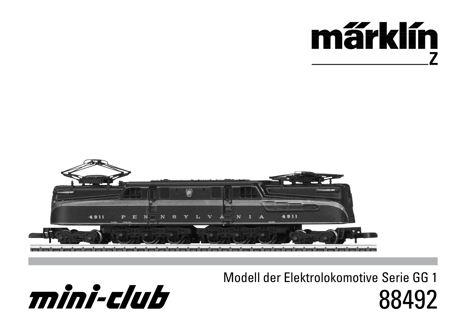 Märklin GG 1 User Manual