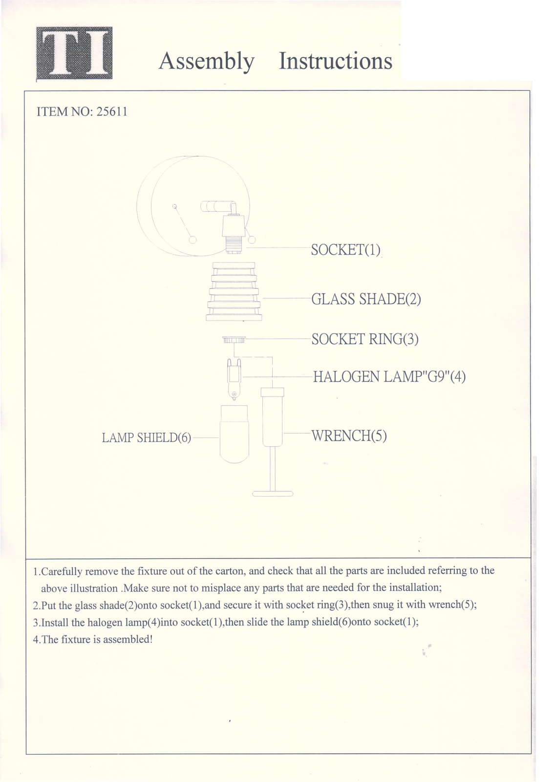 Triarch 25611 User Manual