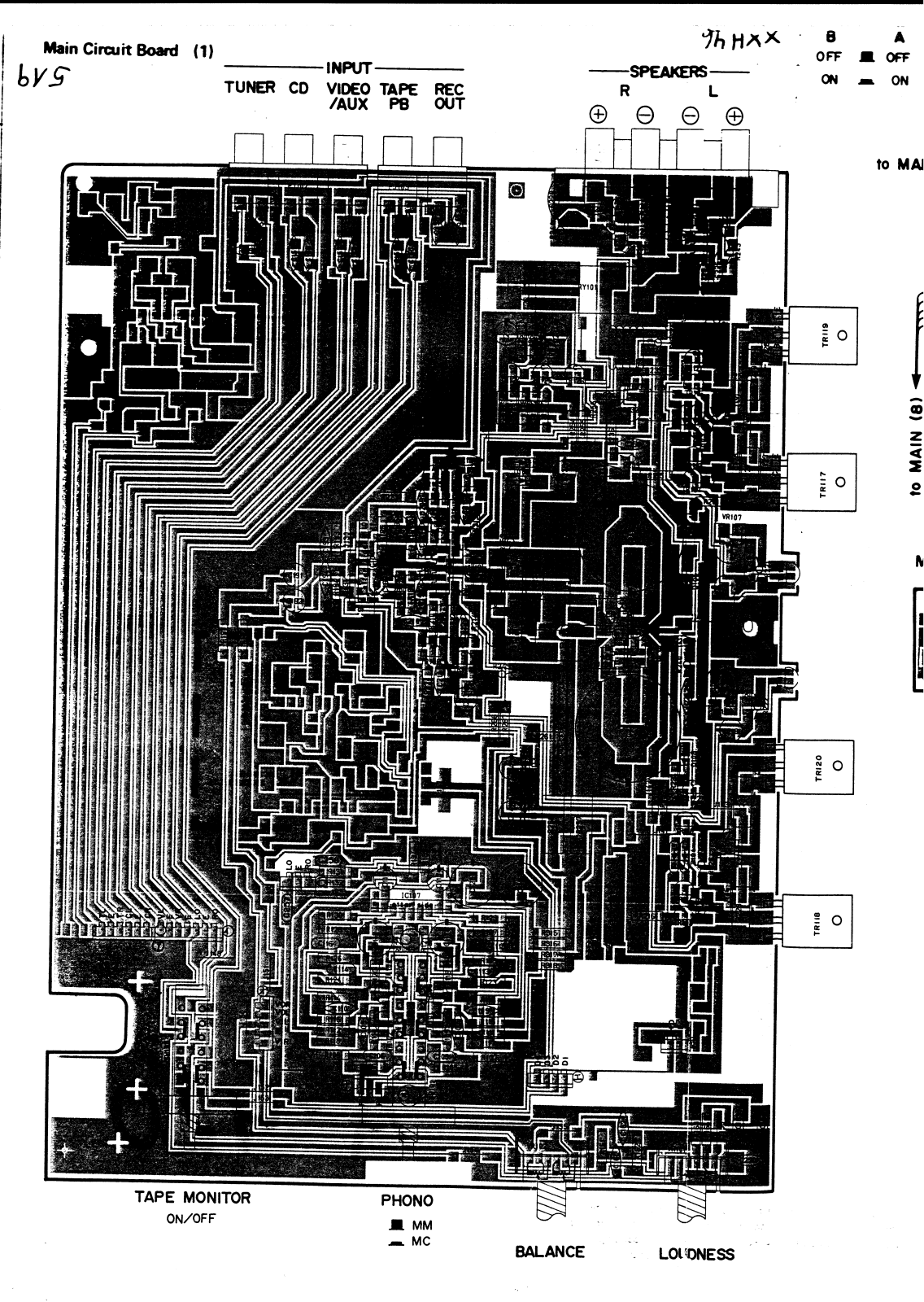 Yamaha A-420 Schematic