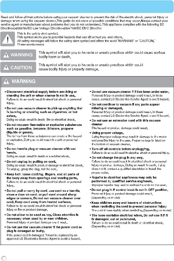 LG VC4212R User Manual