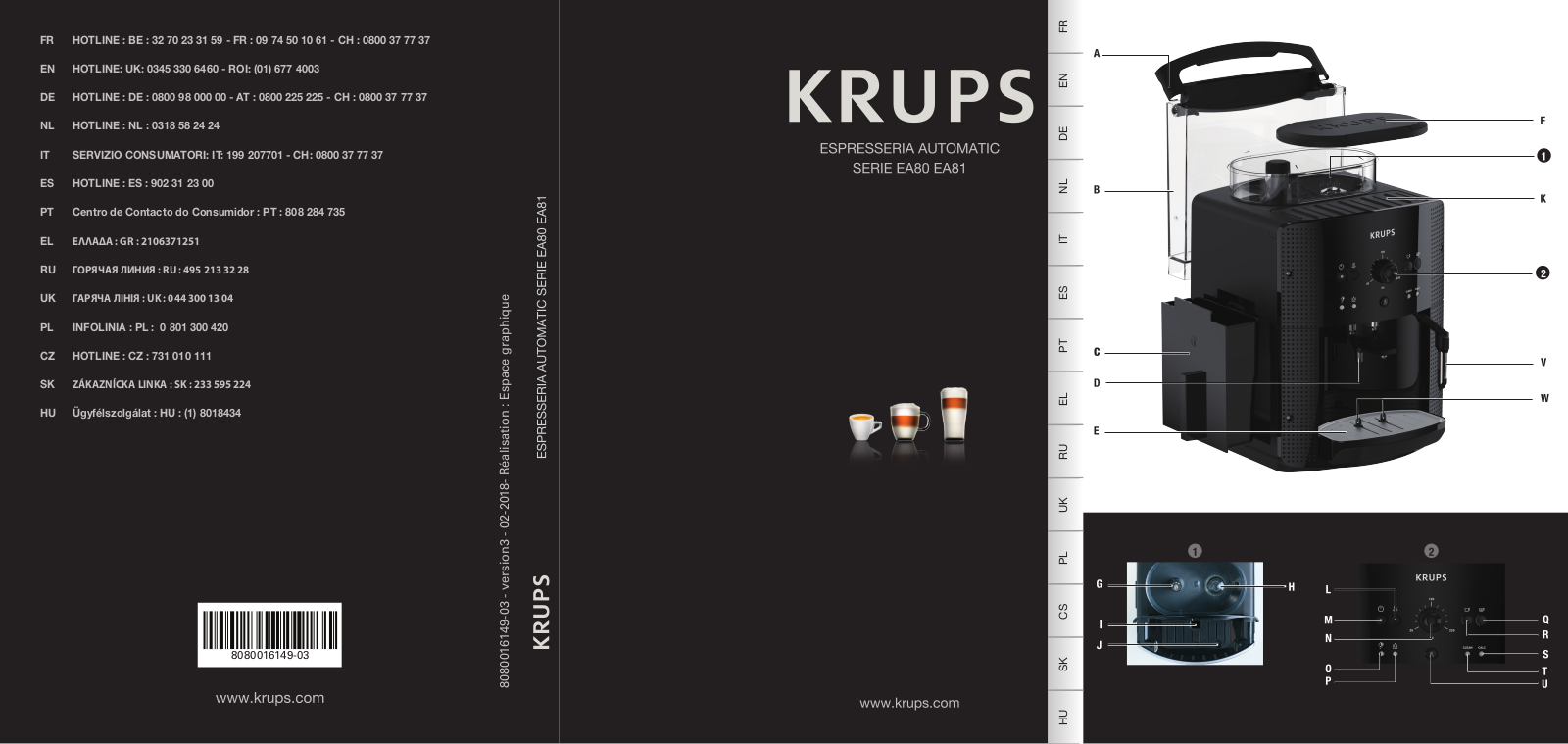 Krups EA810870 User Manual