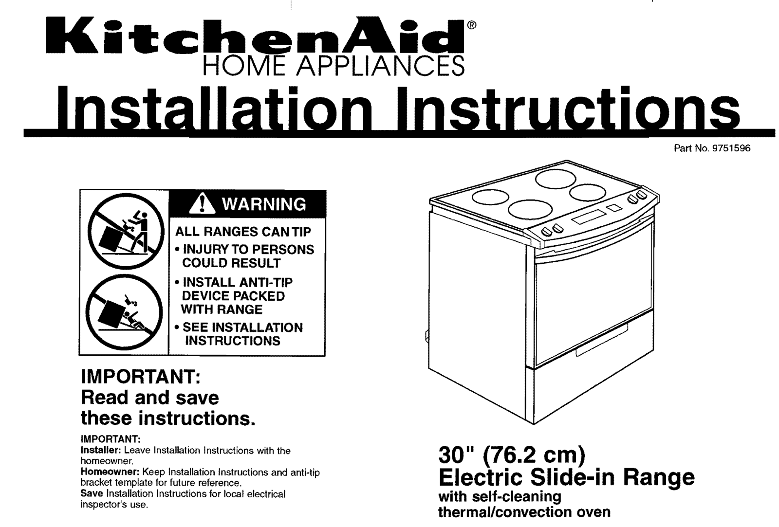 KitchenAid KESC300BWH1, KESC300BBL1, KESC300BAL1 Installation Guide