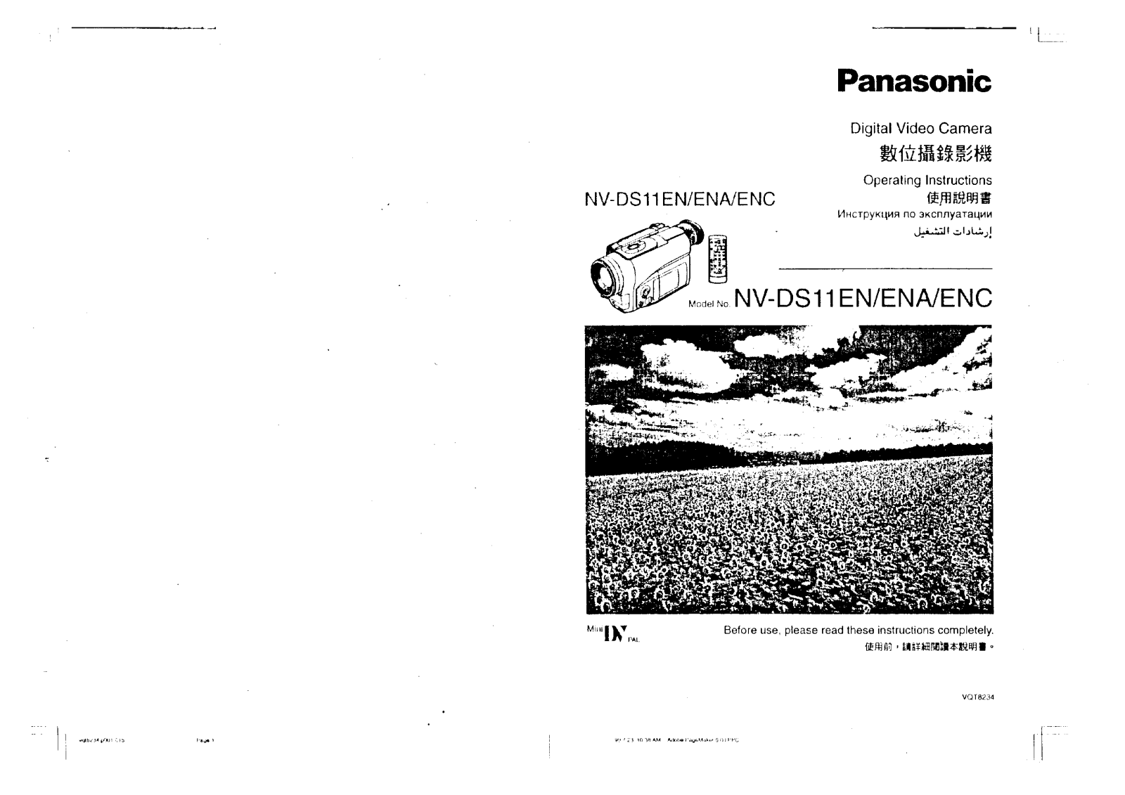 Panasonic NV-DS11ENC User Manual