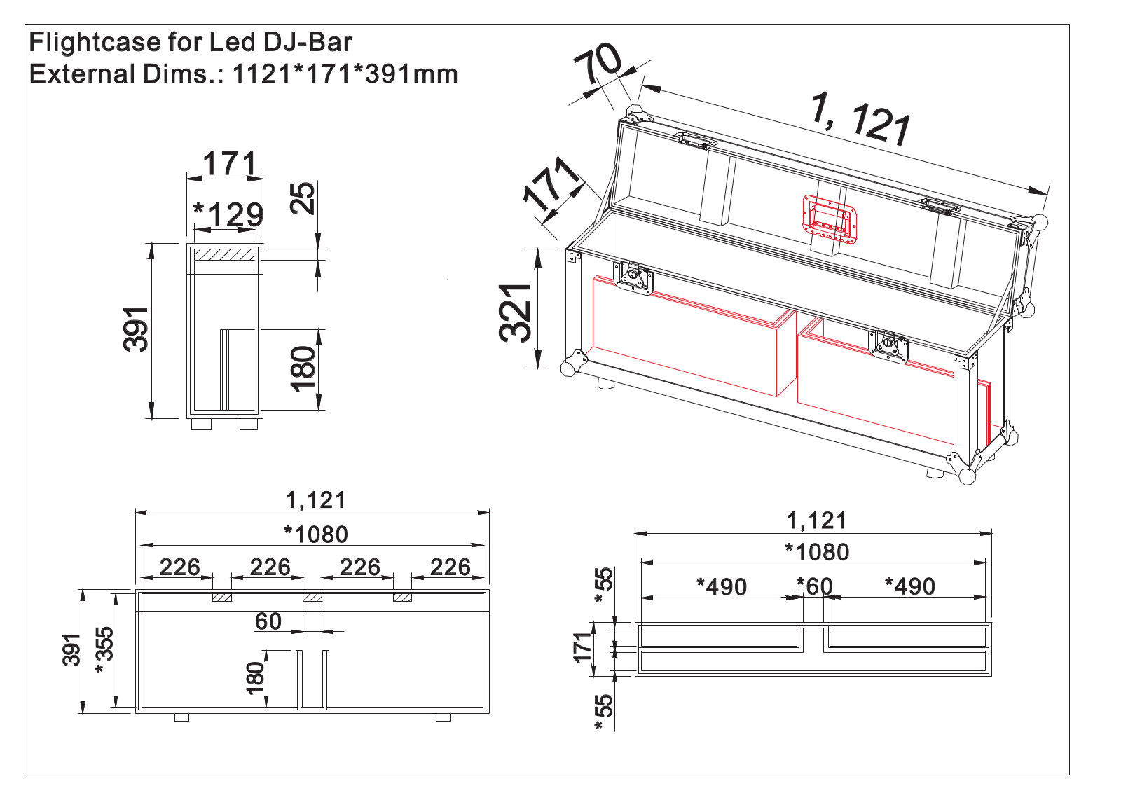 Jbsystems LED DJ-BAR User Manual