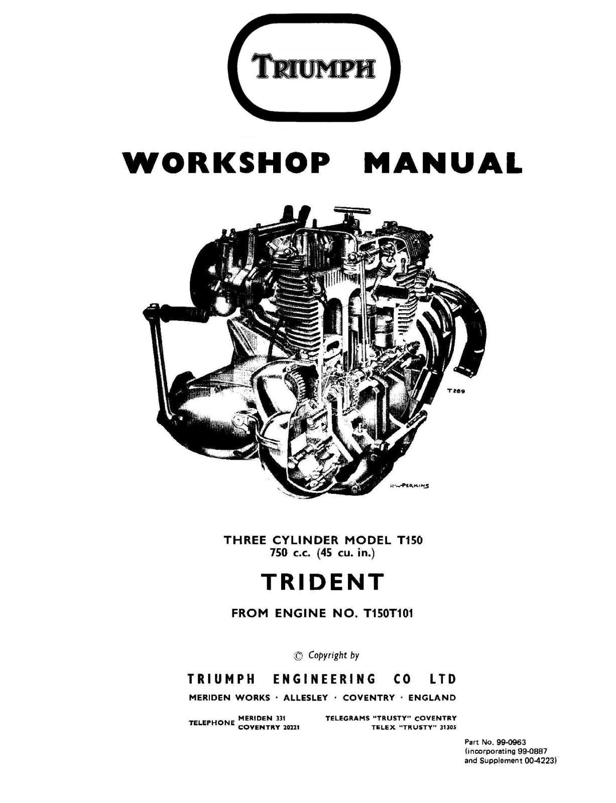 Triumph 69 73 Trident Workshop Workshop Manual - ManualMachine.com