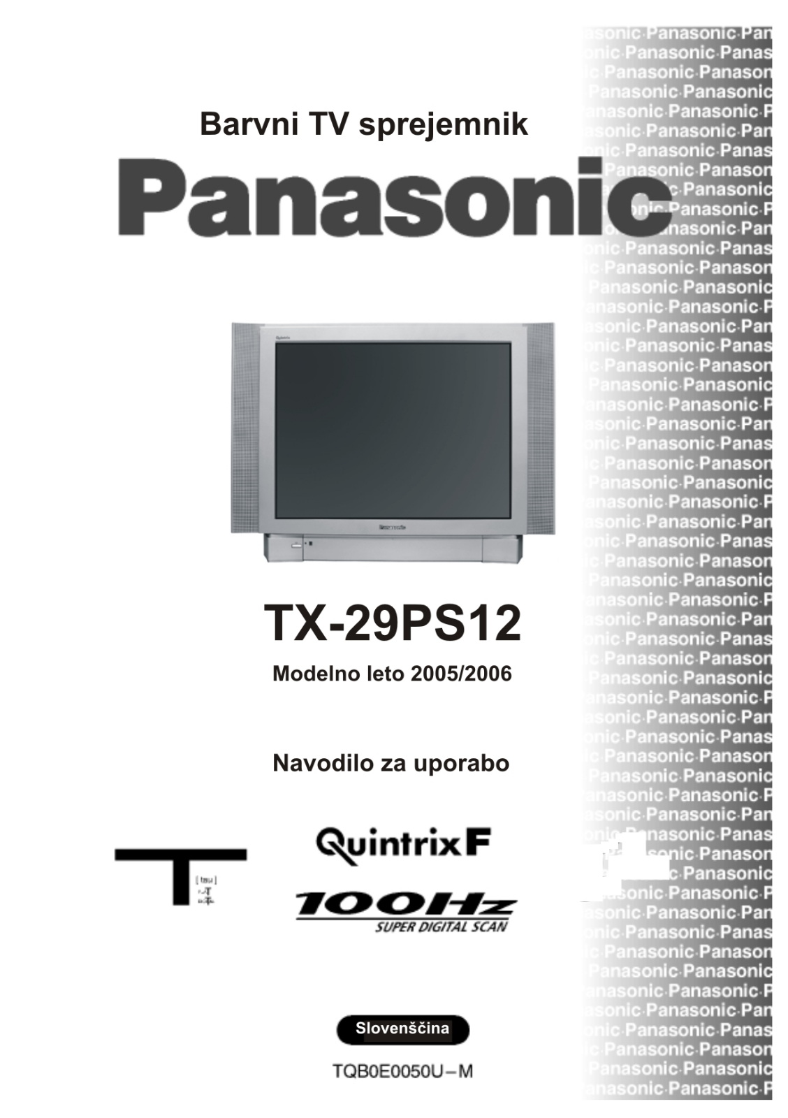 Panasonic TX-29PS12 User Manual