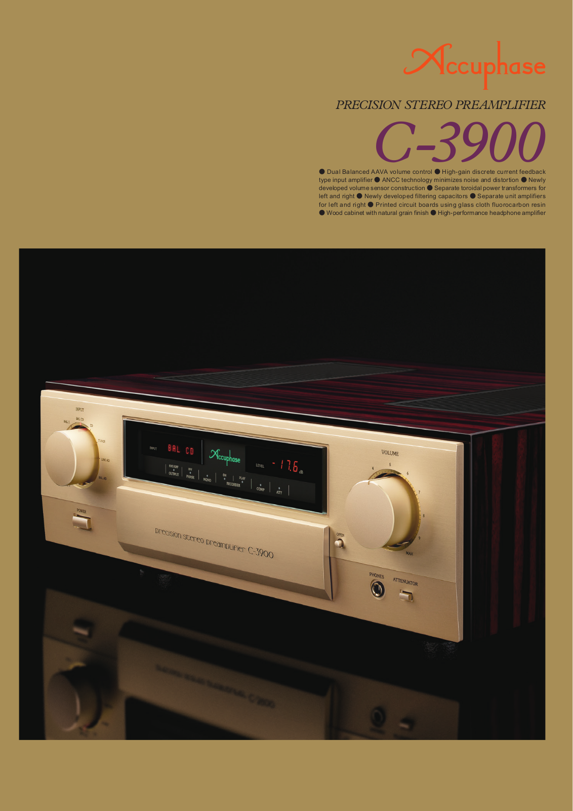 Accuphase C-3900 User Manual