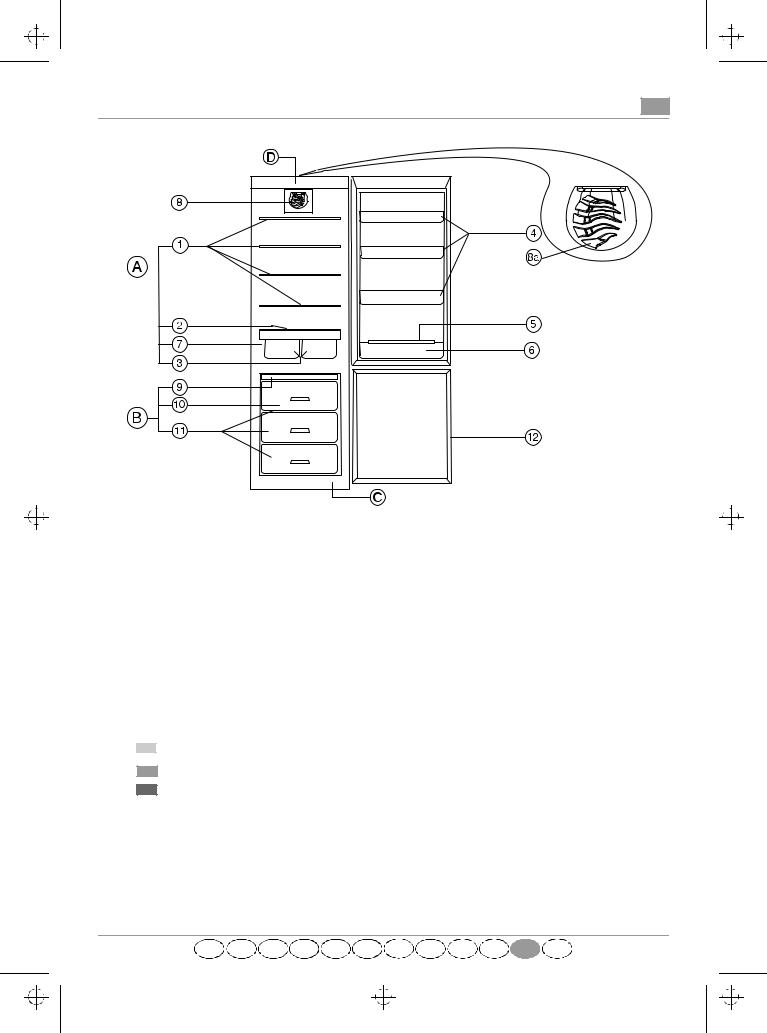 Whirlpool ARZ 849/H/DBLUE INSTRUCTION FOR USE