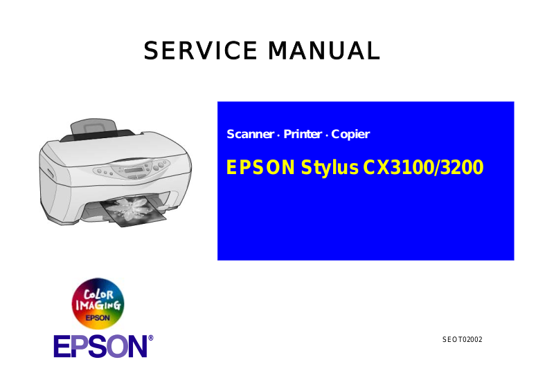 Epson Stylus Cx3100 Stylus 3200 Service Manual 1238