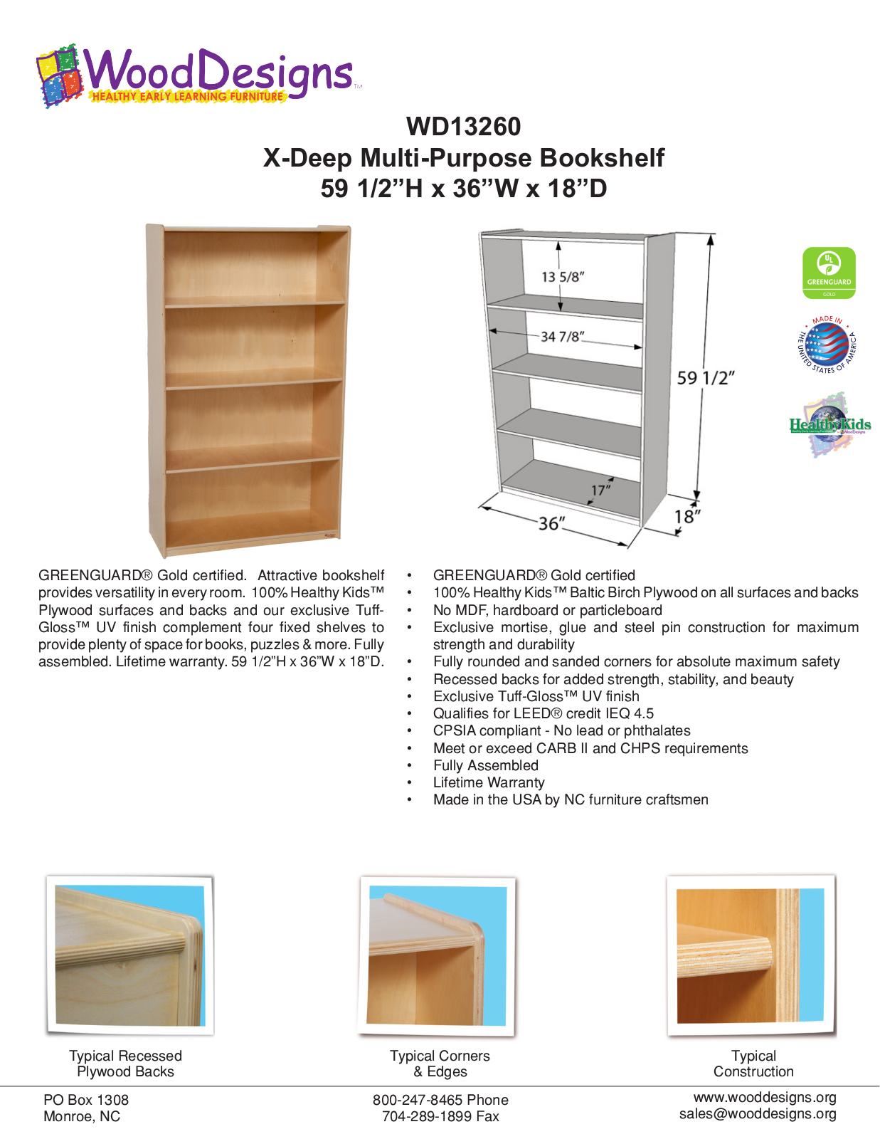 Wood Designs WDN1721 Dimensions - ManualMachine.com