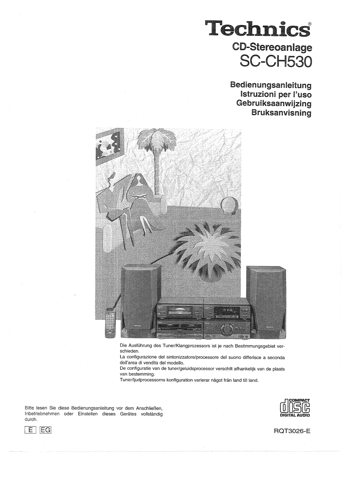 Panasonic SC-CH530 User Manual