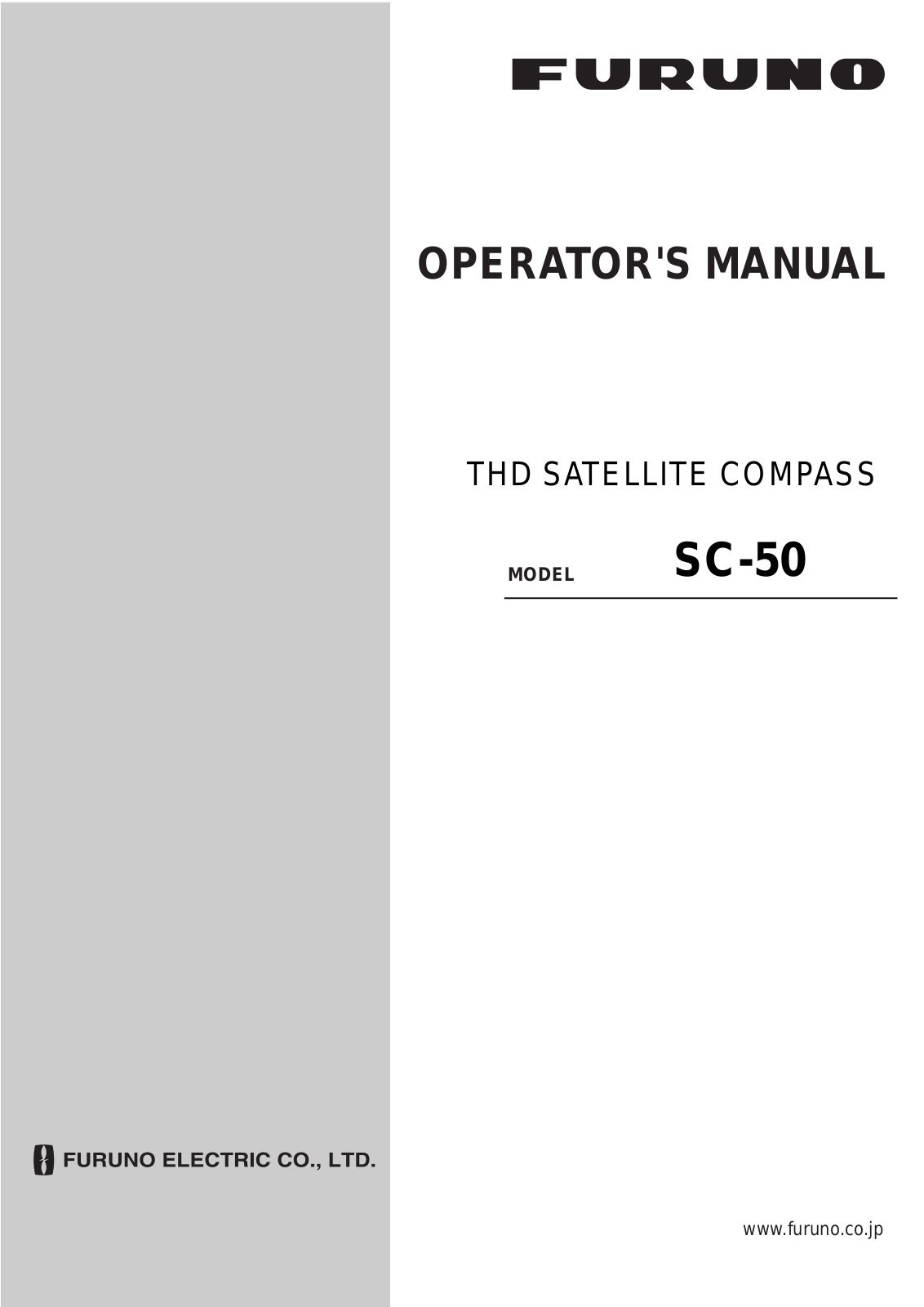 Furuno SC50 Operator's Manual