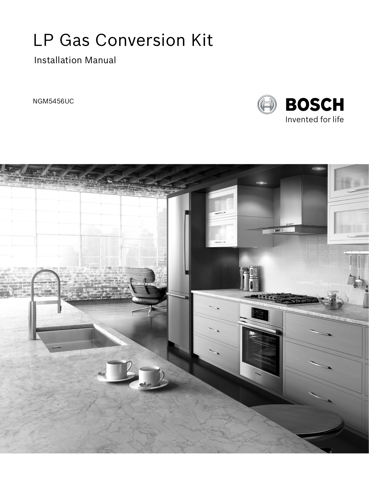 Bosch NGM5456UC Installation Instructions