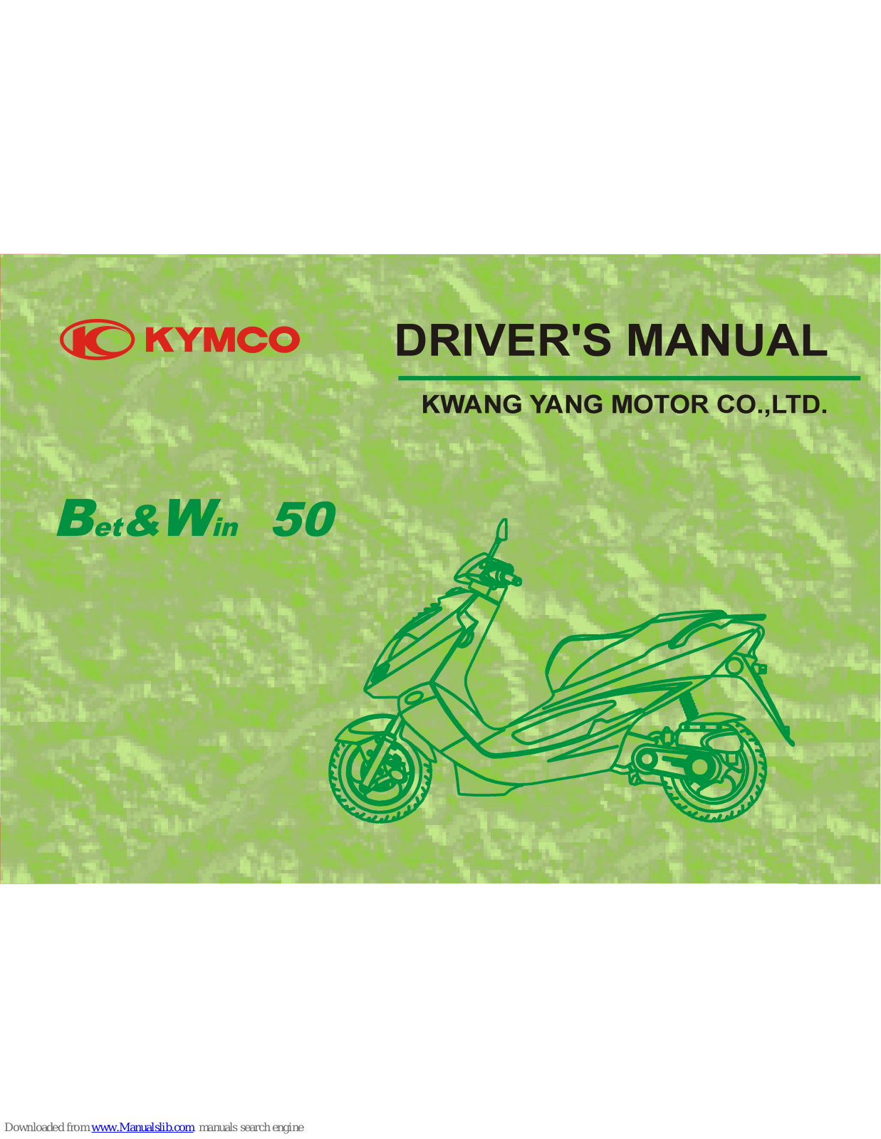 KYMCO Bet&Win Driver Manual