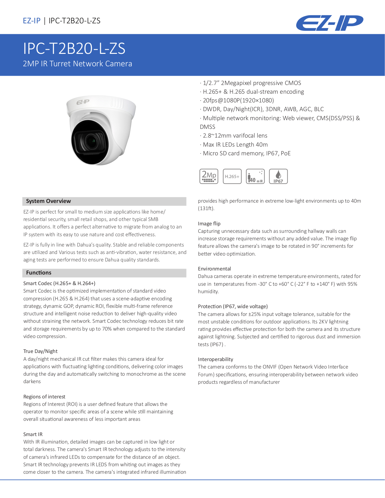 Dahua IPC-T2B20-L-ZS User Manual