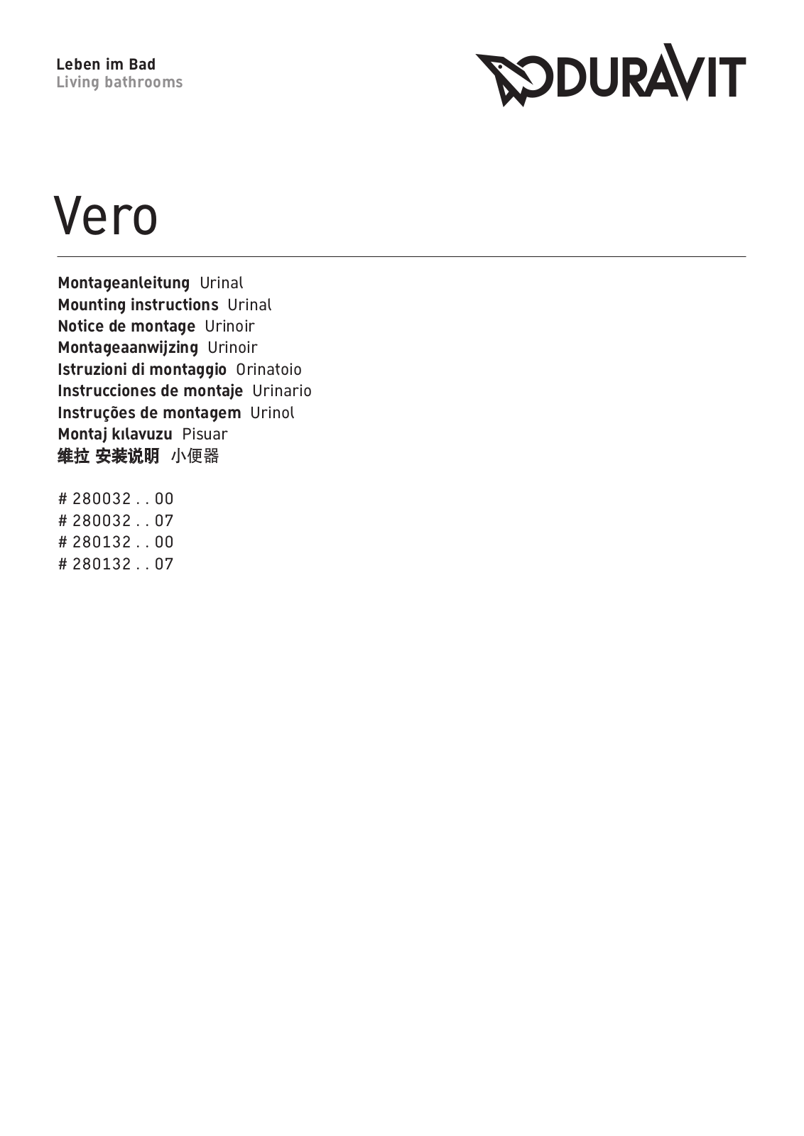 Duravit DRV2209 Installation & Assembly - ManualMachine.com
