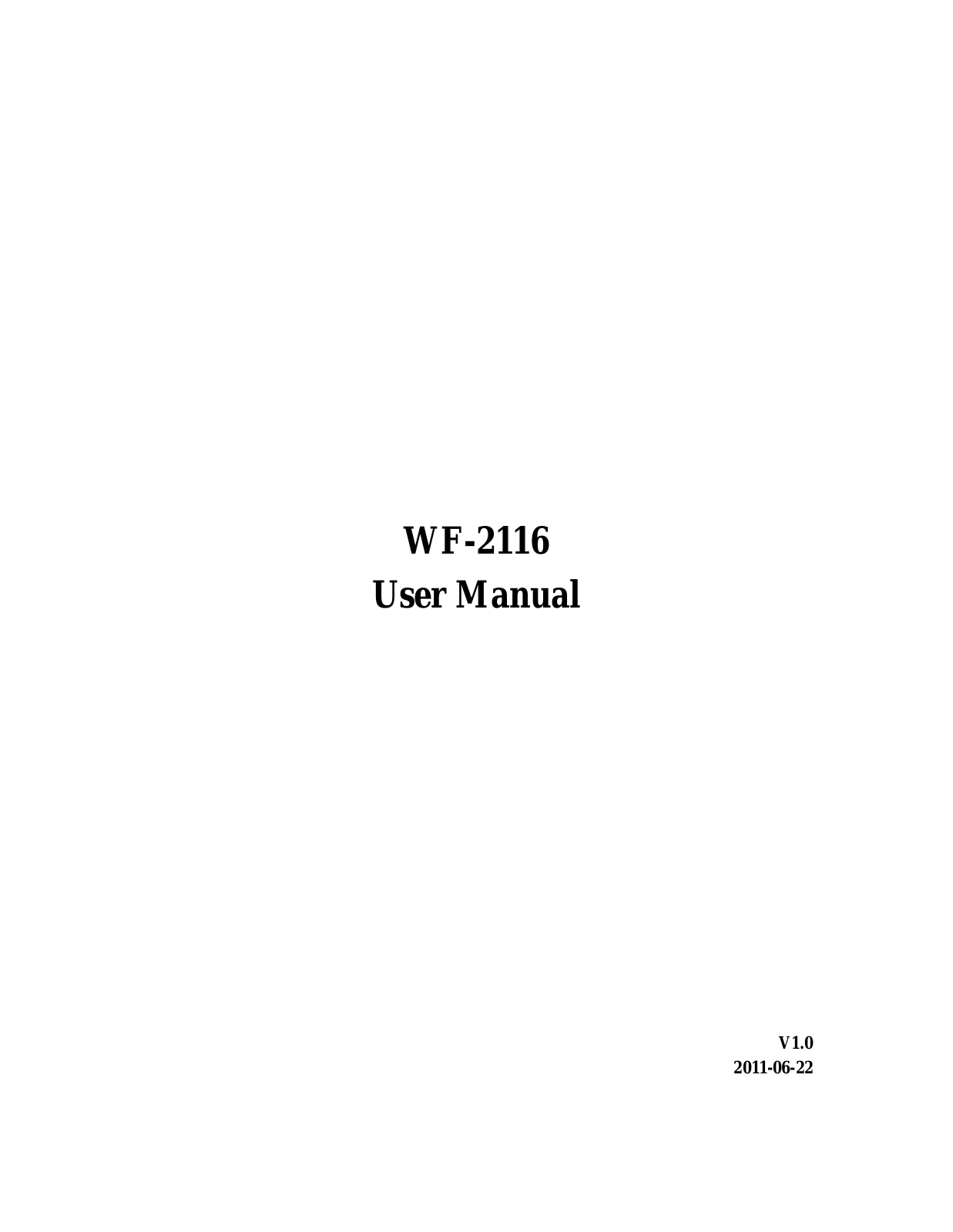 NETIS SYSTEMS WF2116R Users Manual