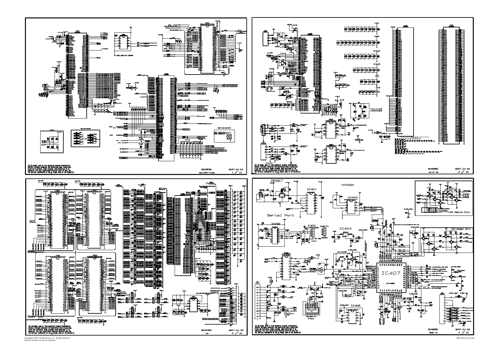 LG 50PY3D Service Manual