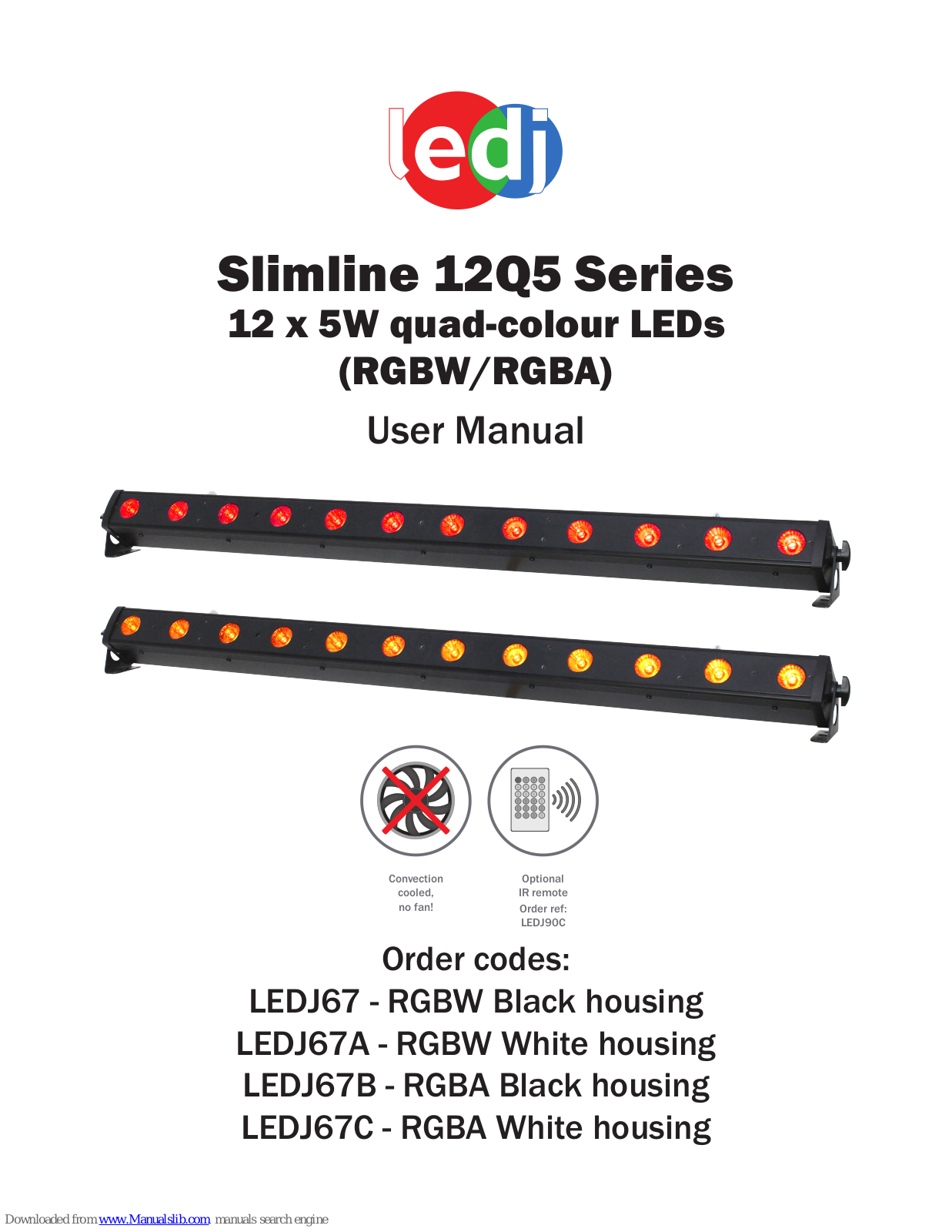 Ledj Slimline 12Q5 Series User Manual