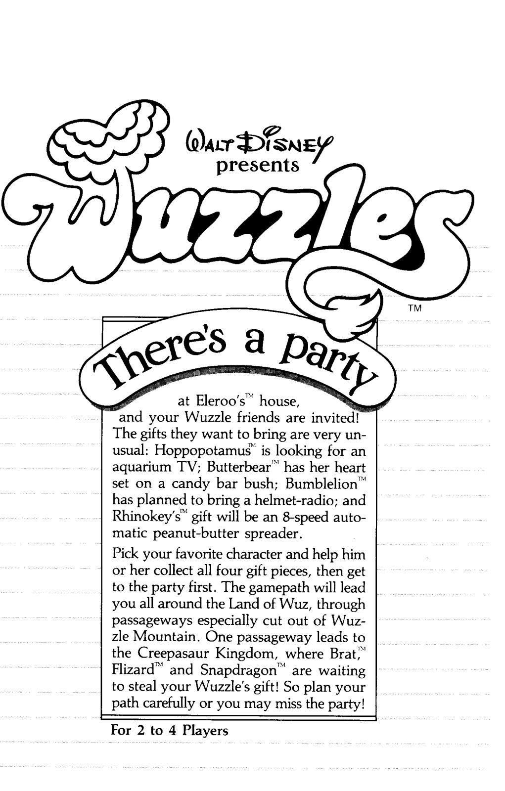 Hasbro WUZZLES User Manual