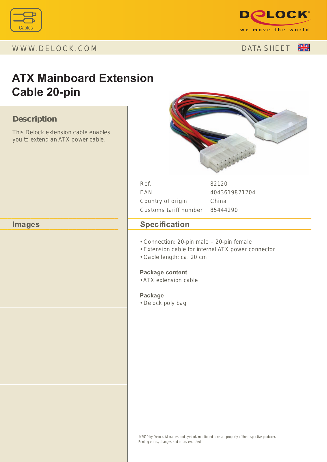 DeLOCK 82120 User Manual