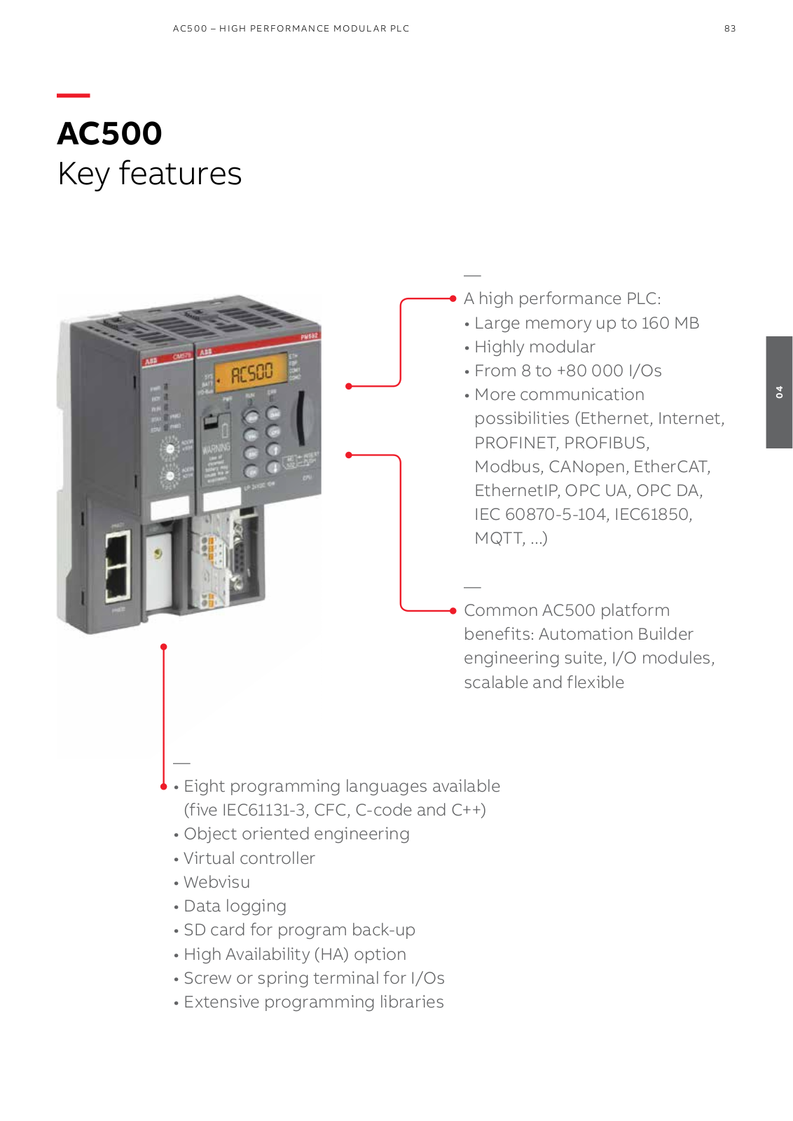 ABB AC500 General Product Line Information