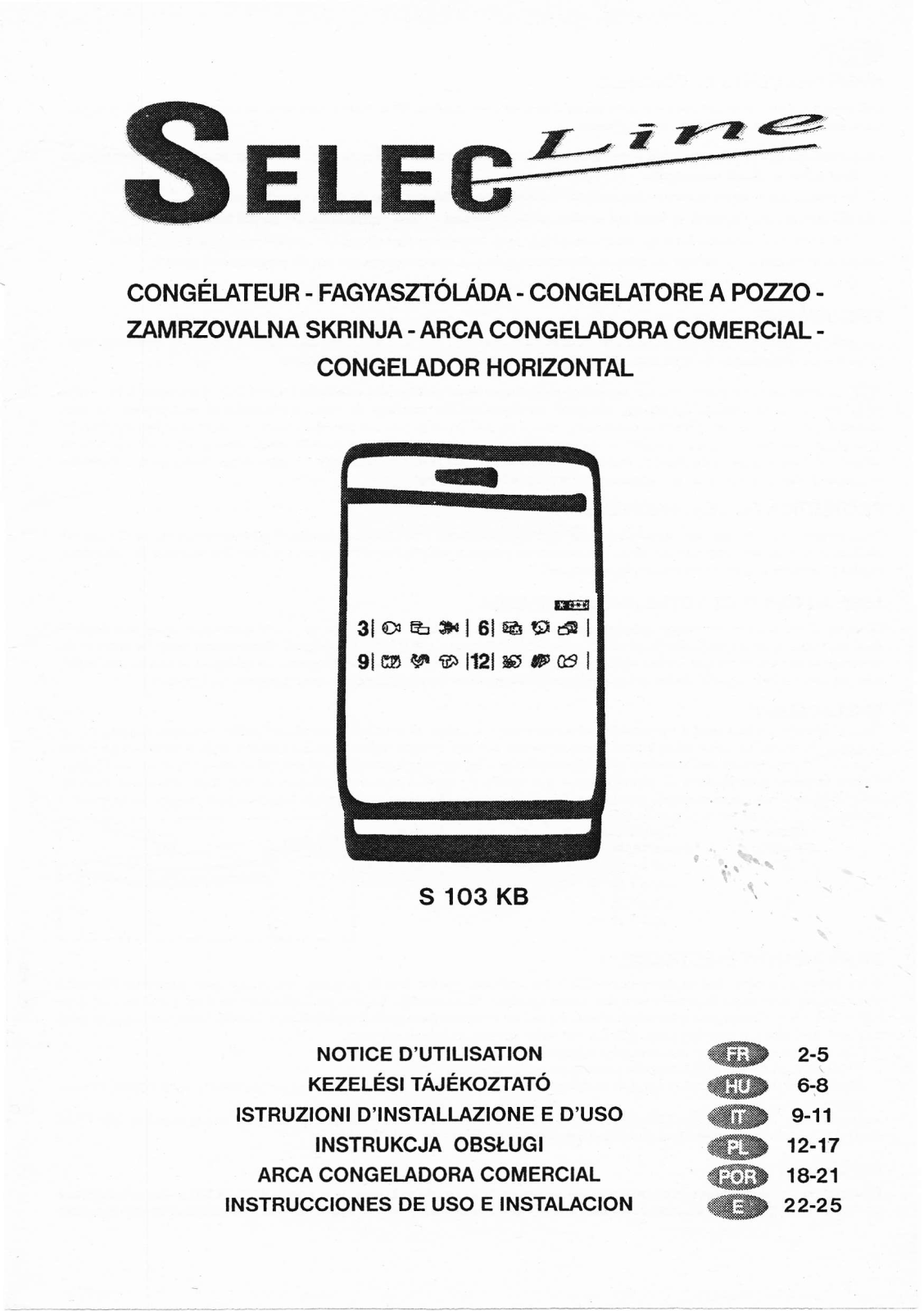 SELECLINE S 103 KB User Manual