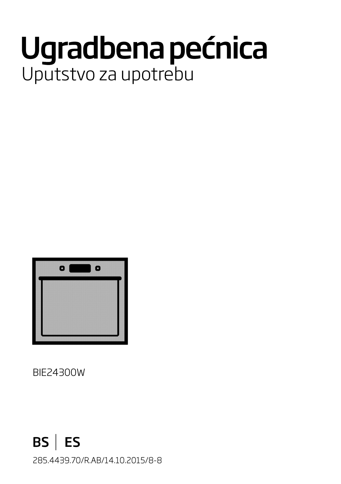 Beko BIE24300W User manual