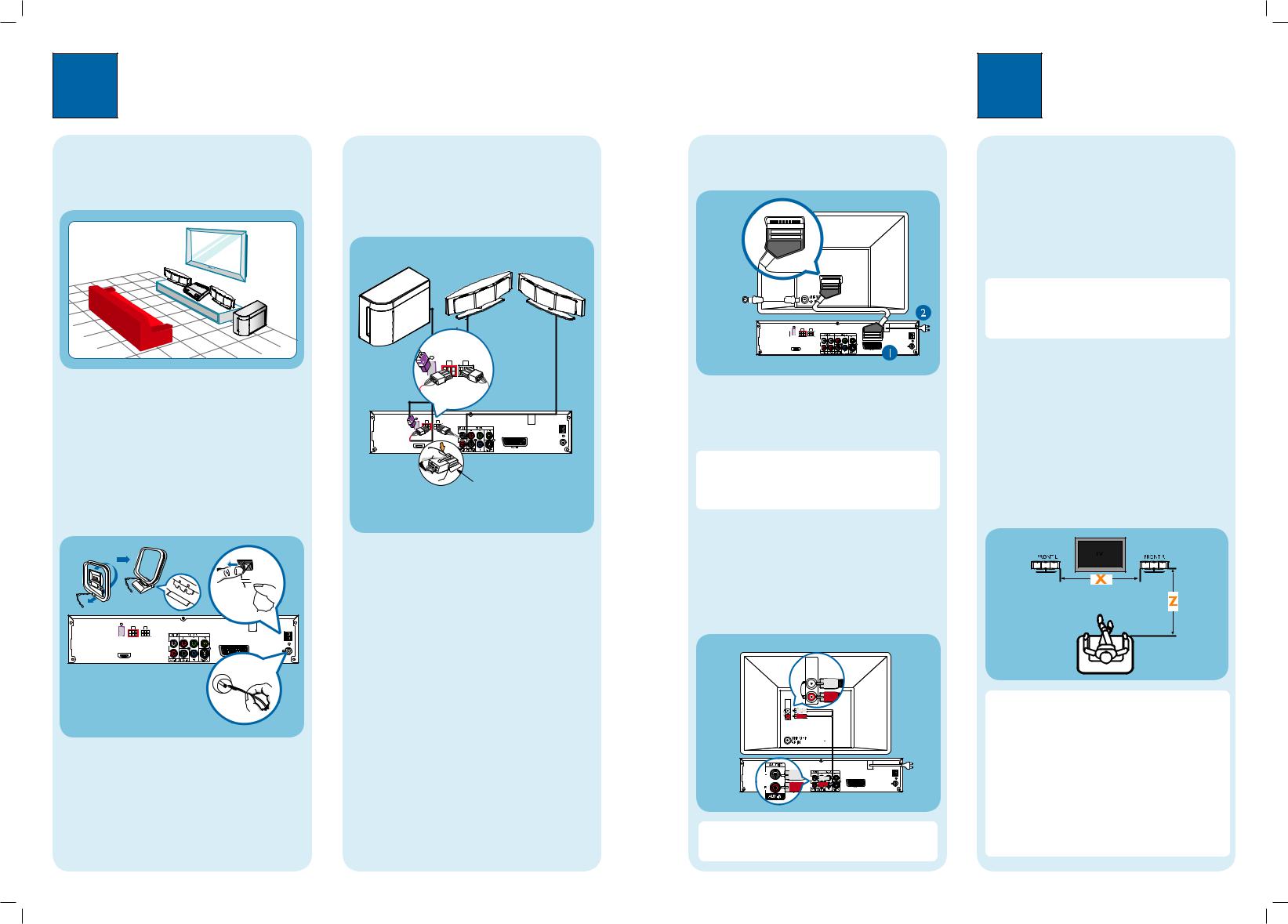 Philips HTS6510 Getting Started Guide