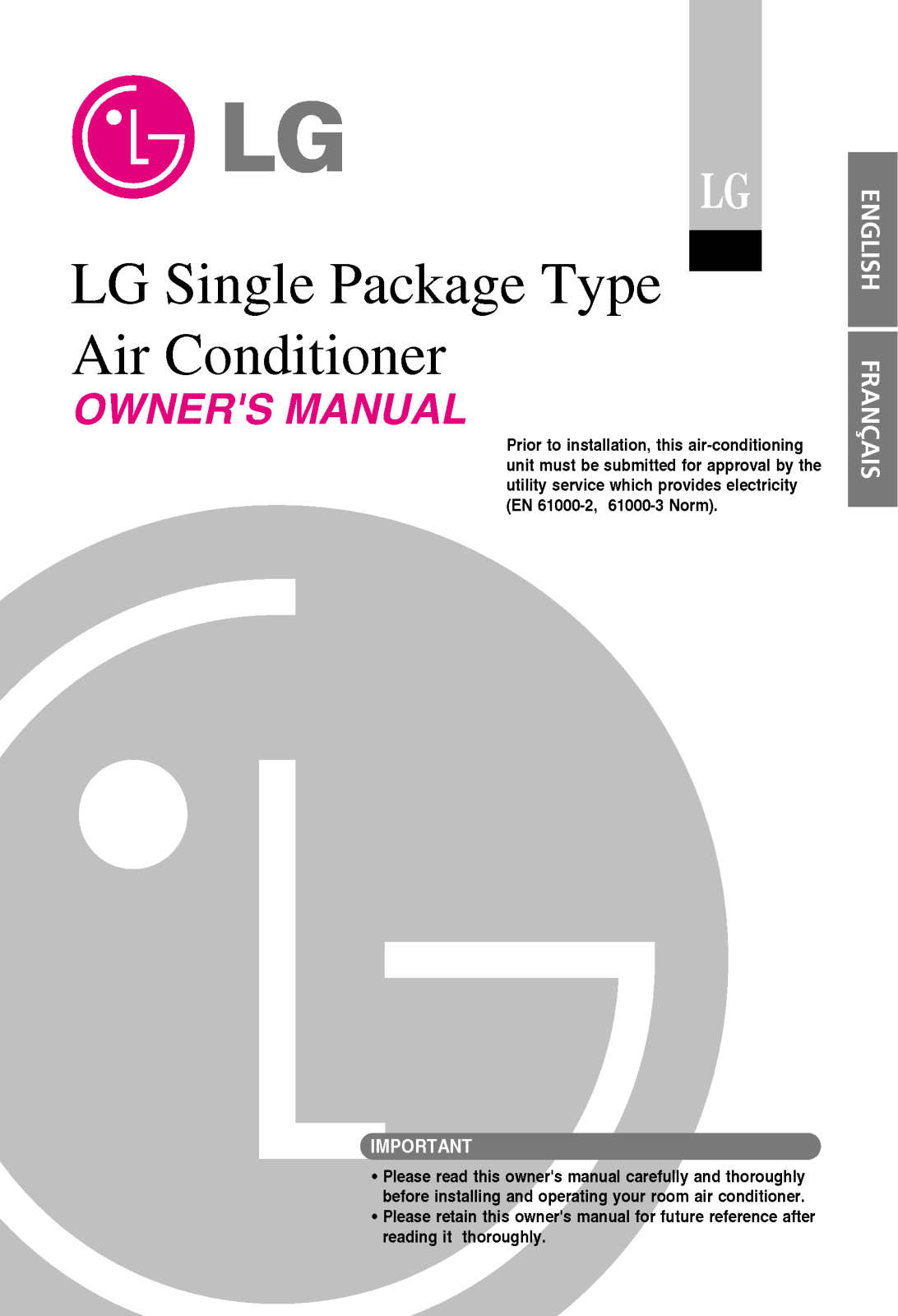 LG LK-C1208C00 User Manual