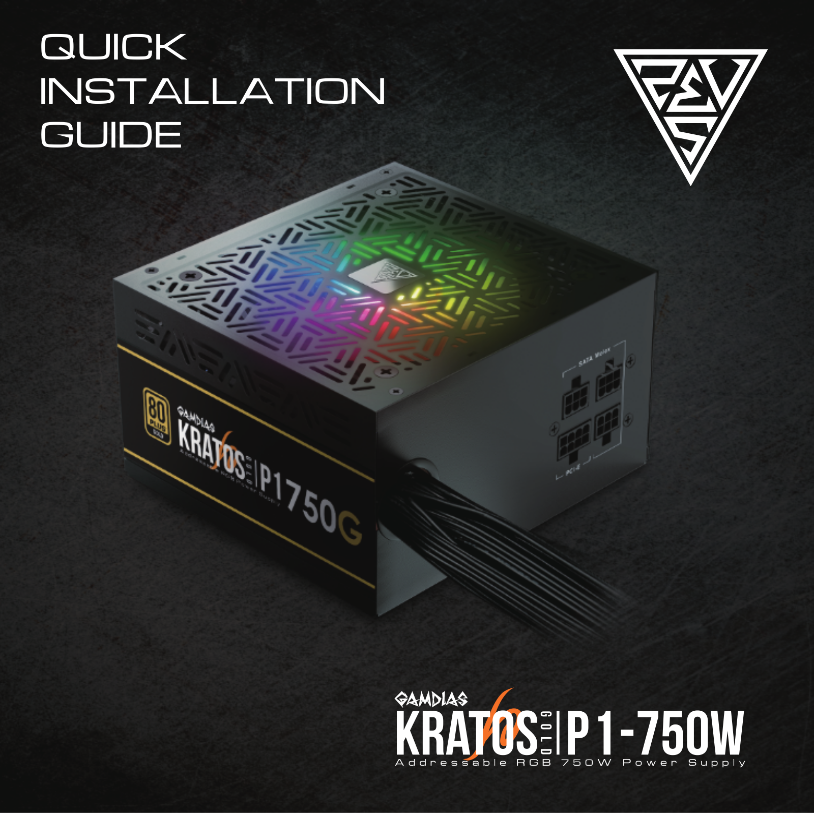 Gamdias Kratos Gold P1-750W operation manual