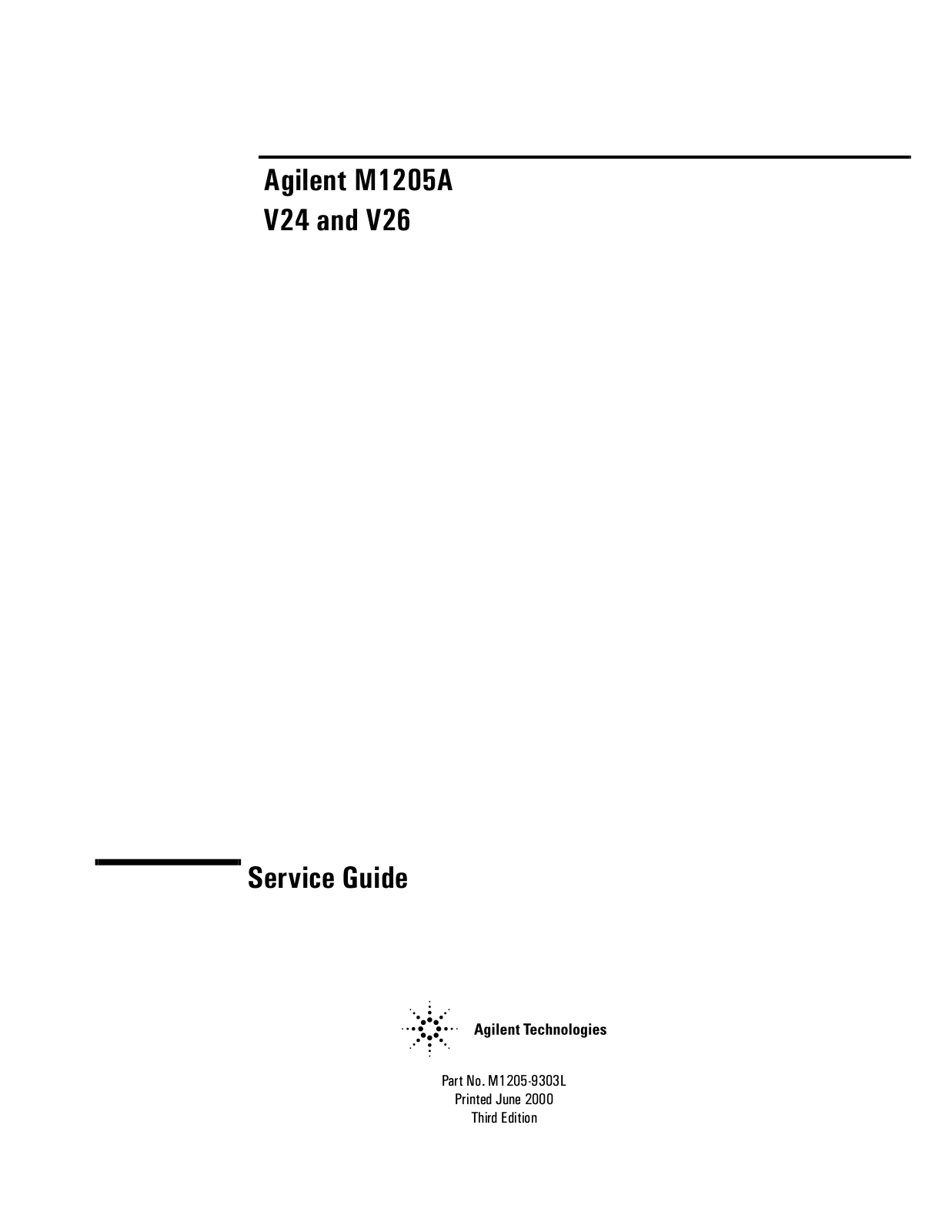 Philips M1205 Service Manual