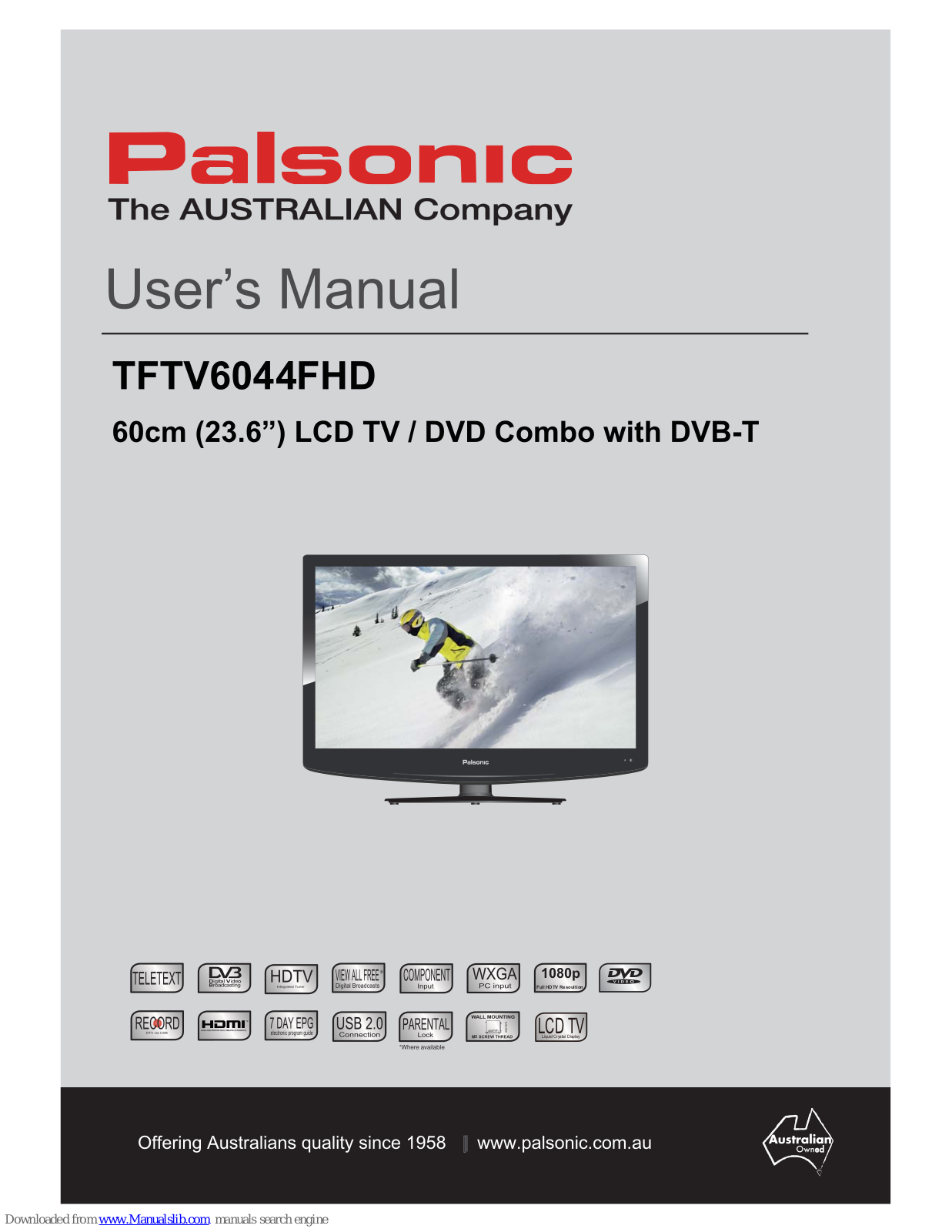 Palsonic TFTV6044FHD User Manual - ManualMachine.com