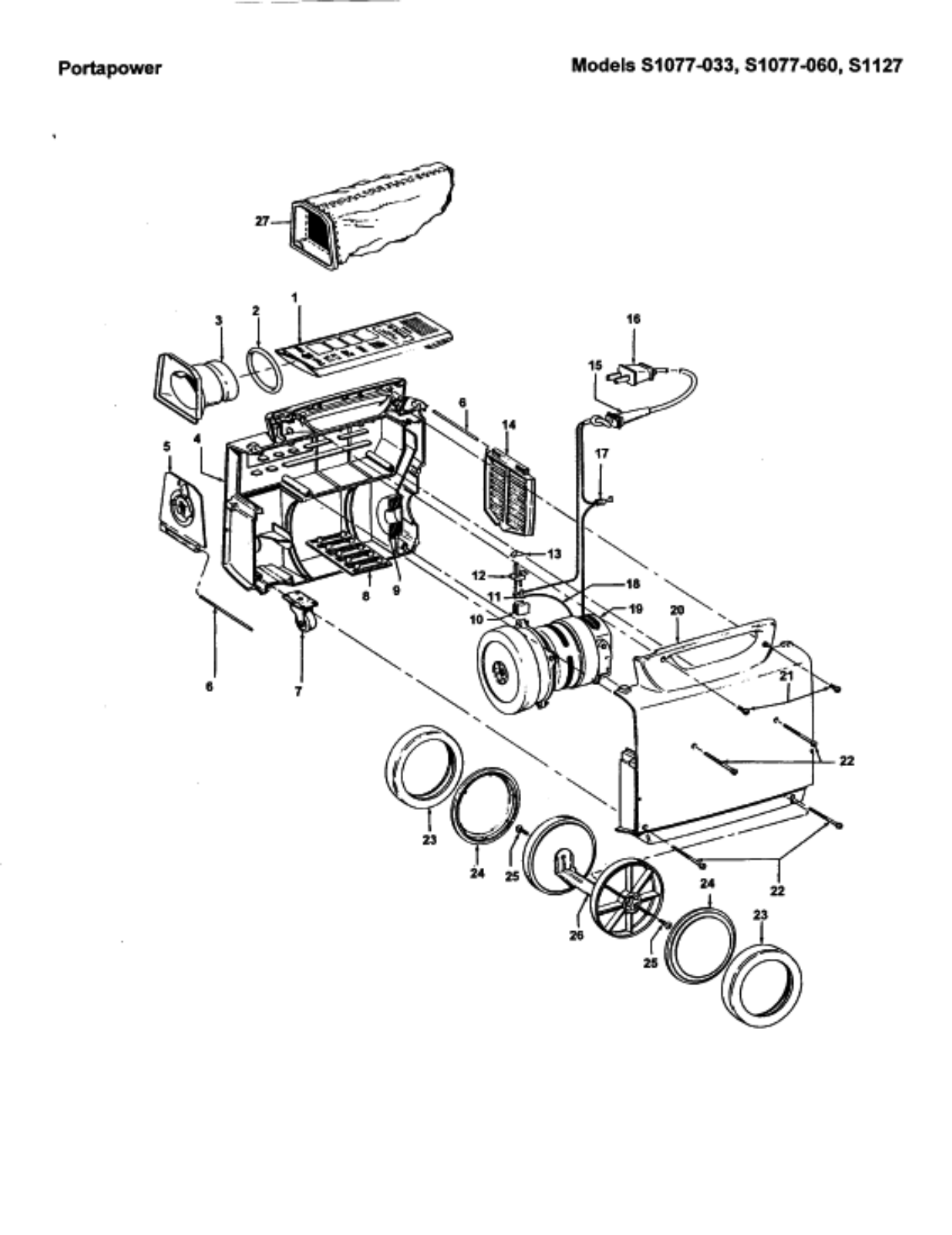 Hoover S1127, S1077-060, S1077-033 Owner's Manual