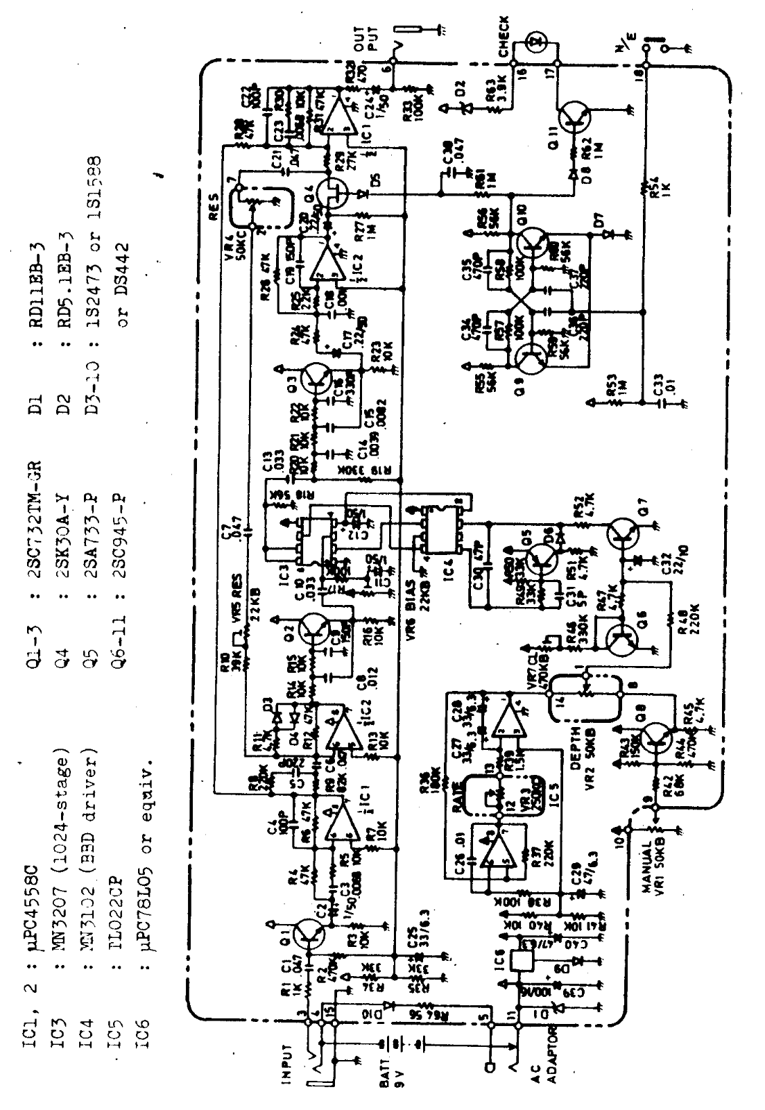 ROLAND boss BF2 Service Manual