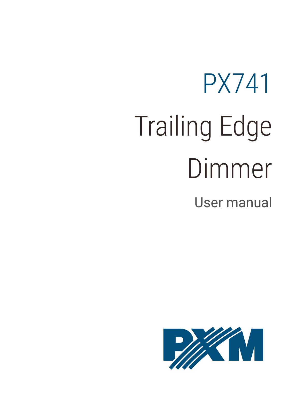 PXM PX741 User Manual