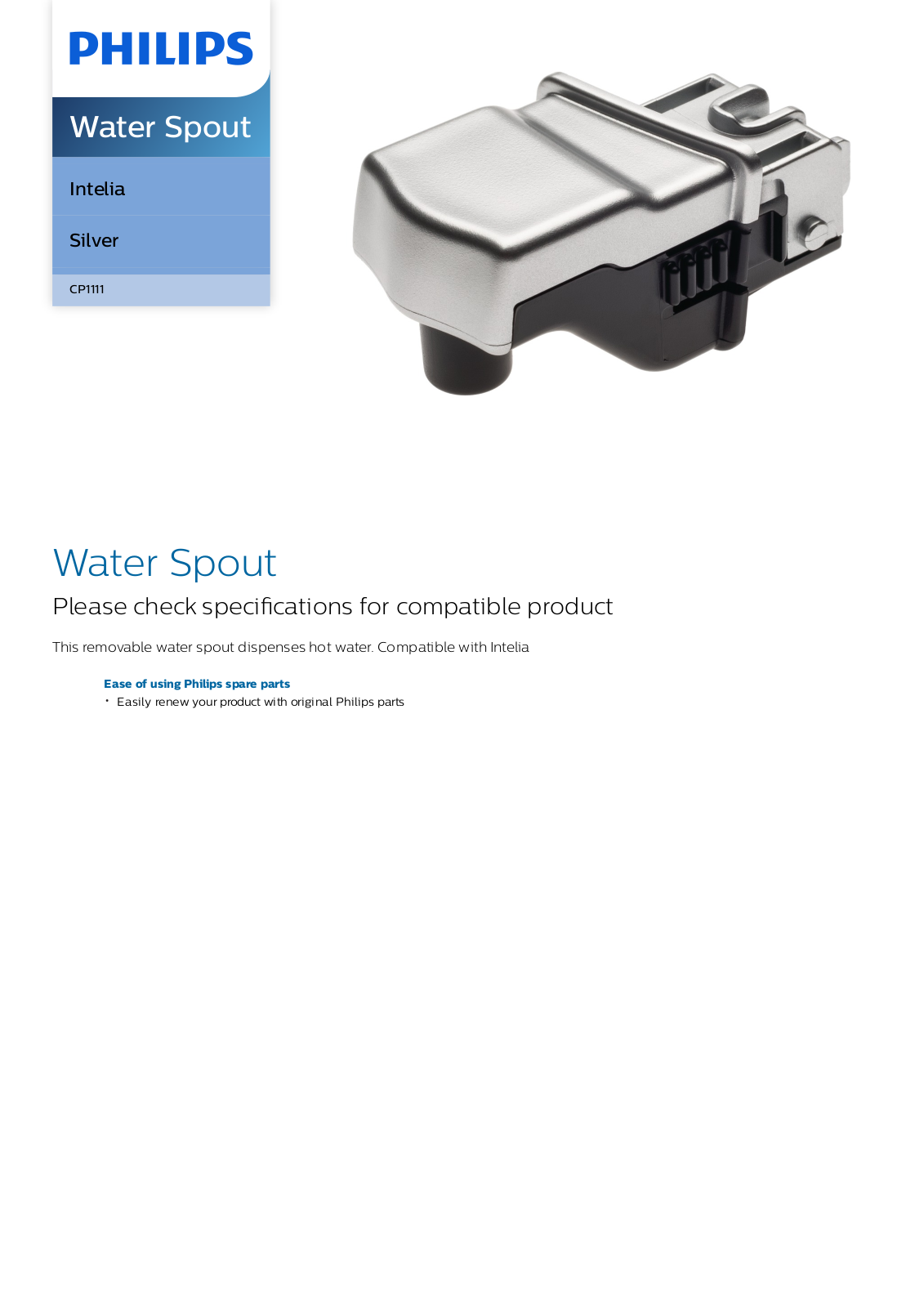 Philips CP1111/01 leaflet - ManualMachine.com