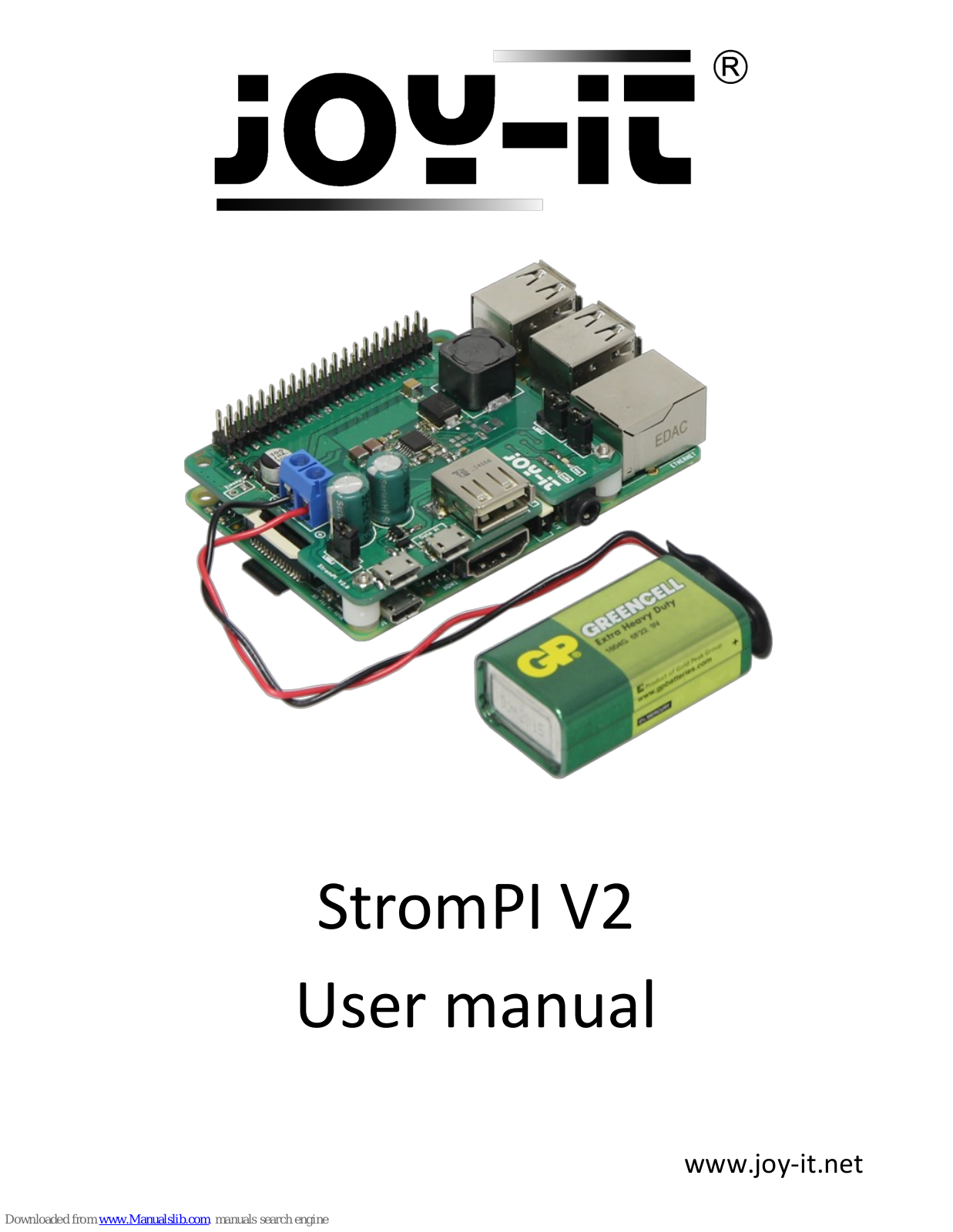 Joy-it StromPI V2 User Manual