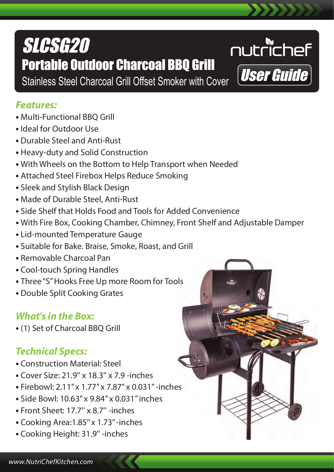 NutriChef SLCSG20 User guide - ManualMachine.com