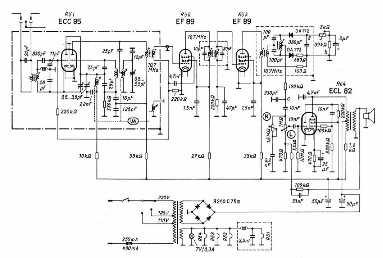 Telefunken Caprice Schematic