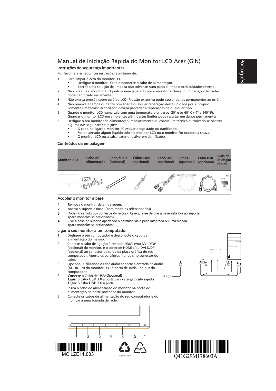 Acer B296CL User Manual