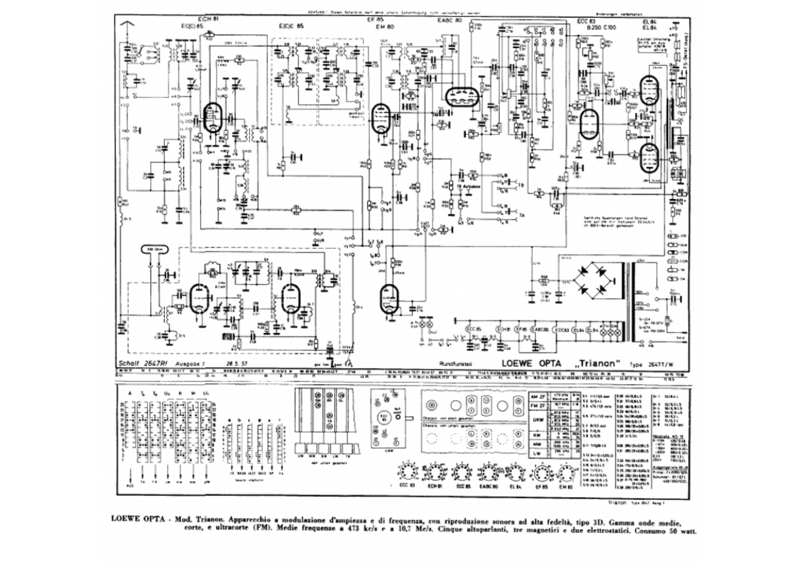 Loewe trianon schematic