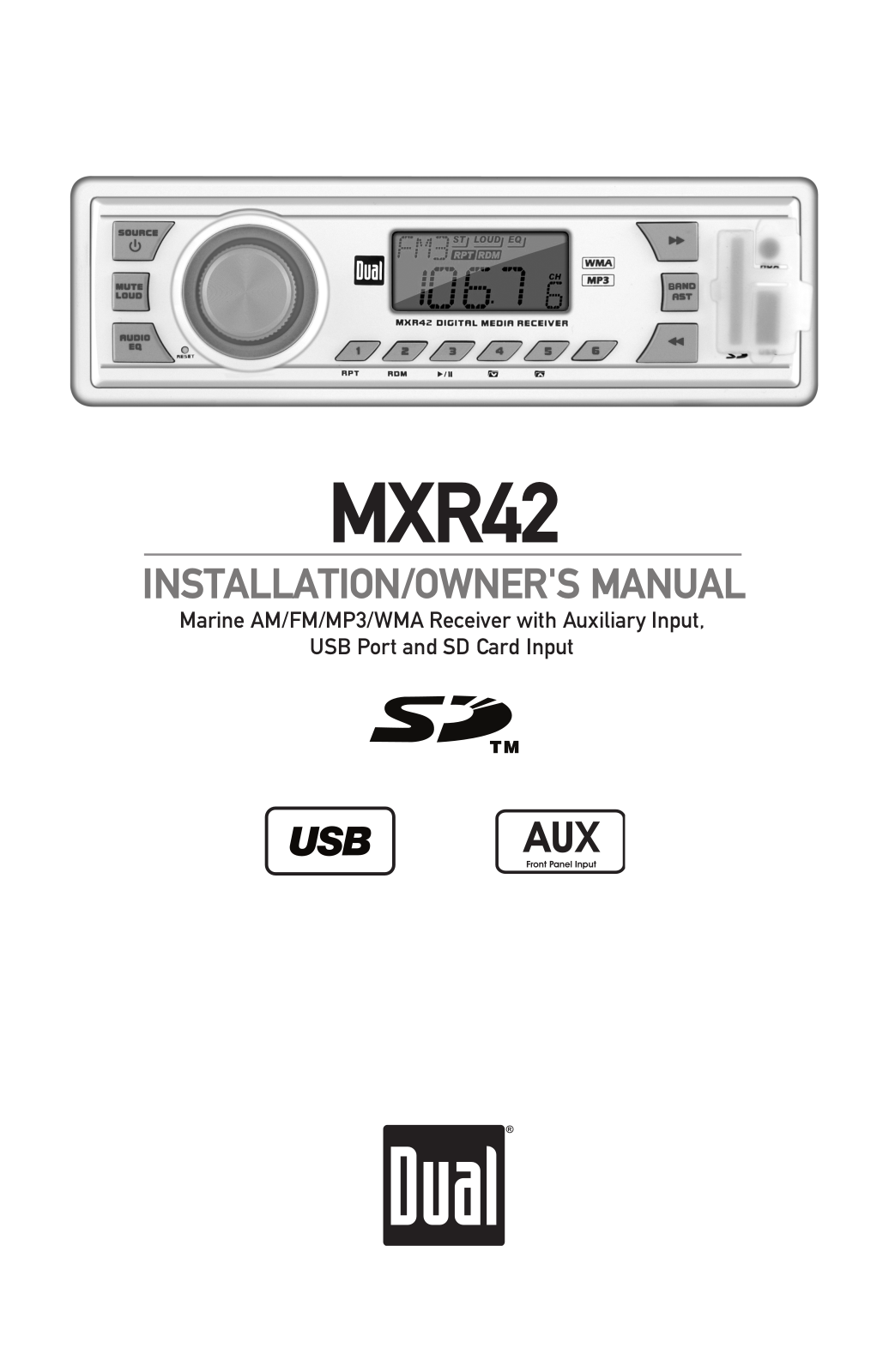 Dual MXR42 User Manual