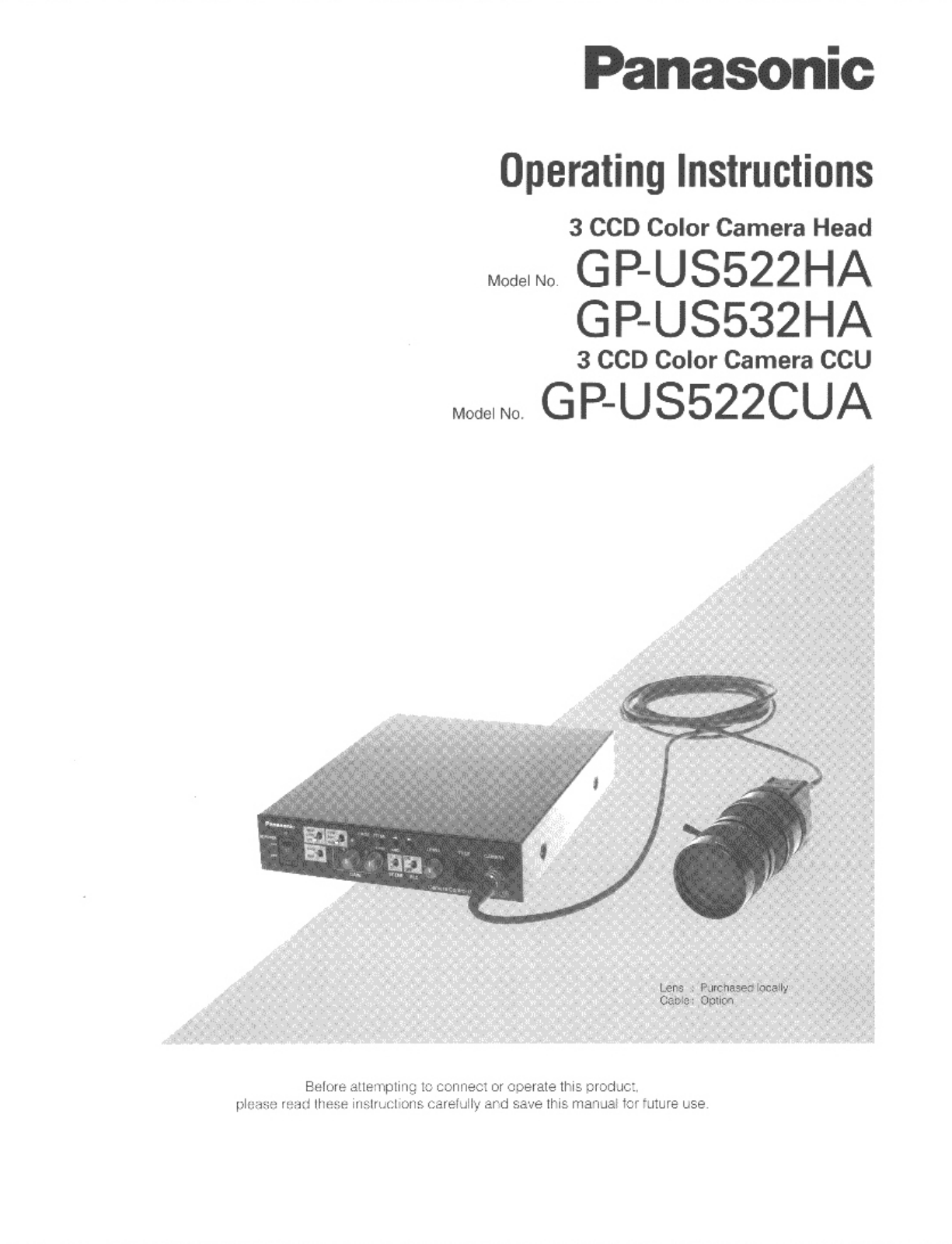 Panasonic GP-US532HA User Manual