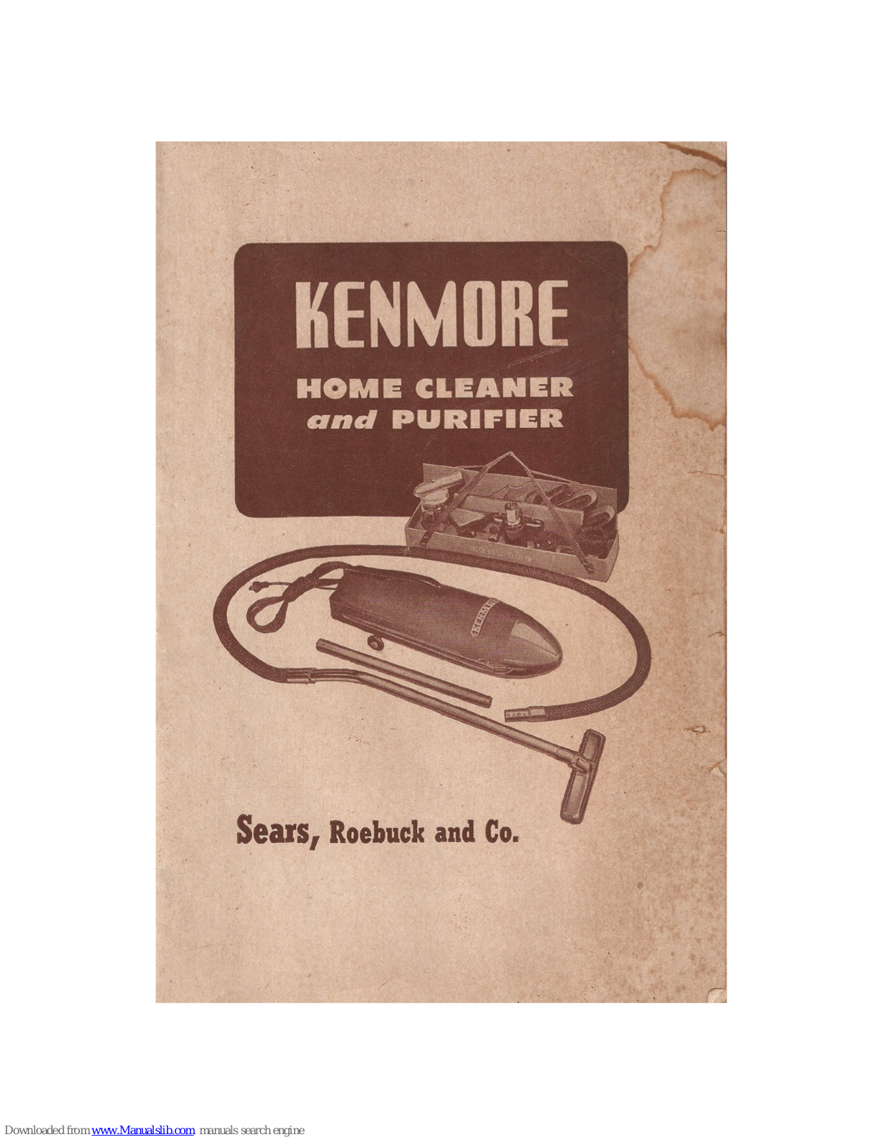 Kenmore 116.7221 User Manual