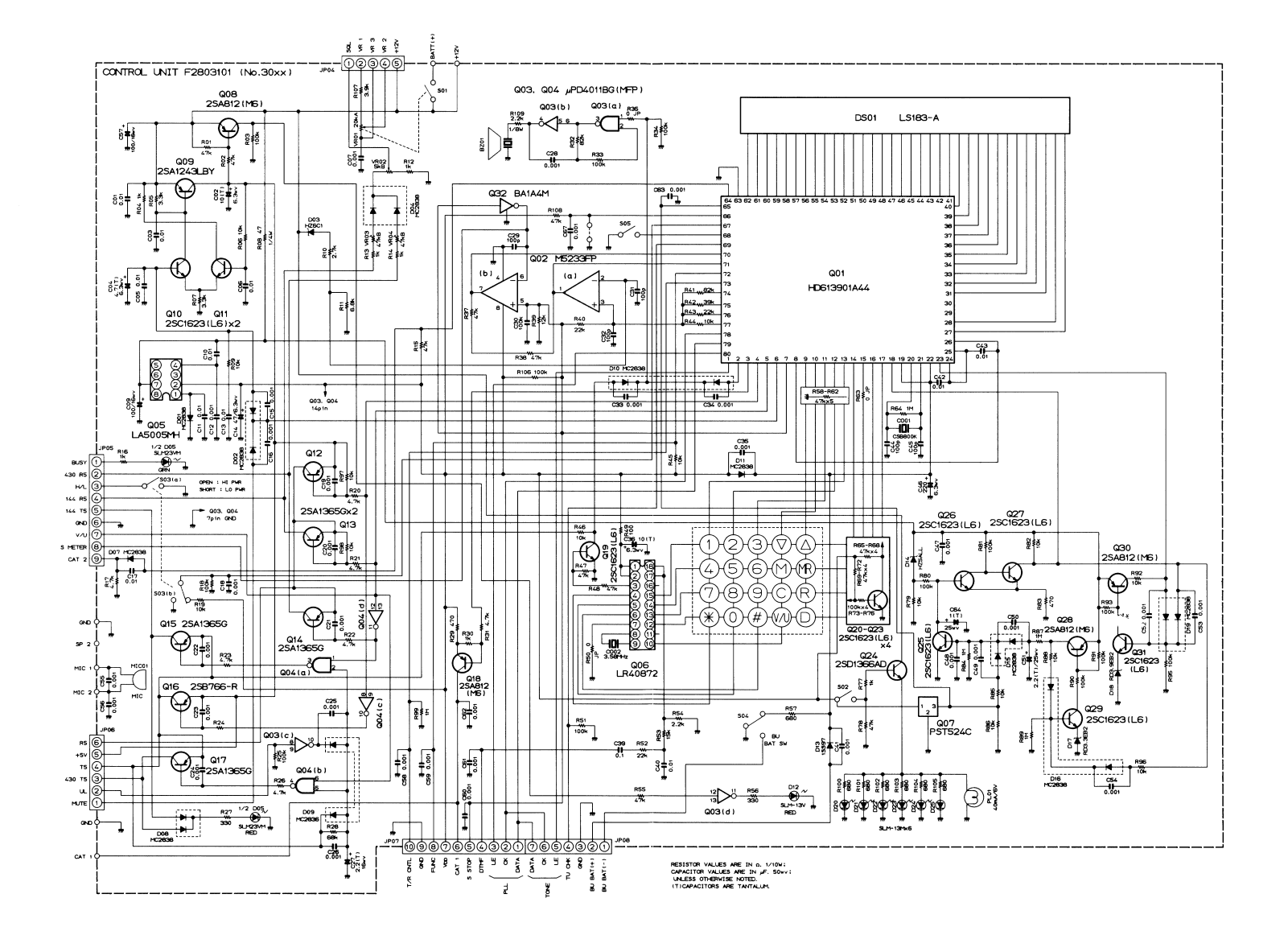 Yaesu FT-727R Schematic Diagram