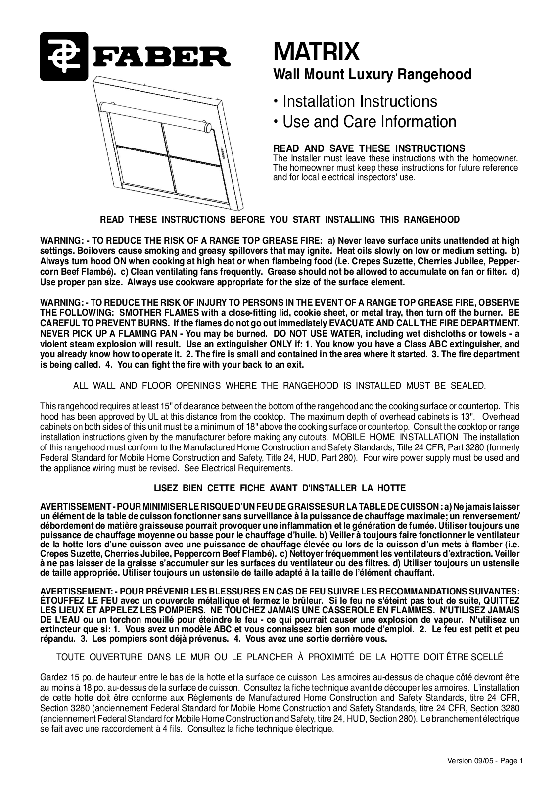 Faber Matrix User Manual