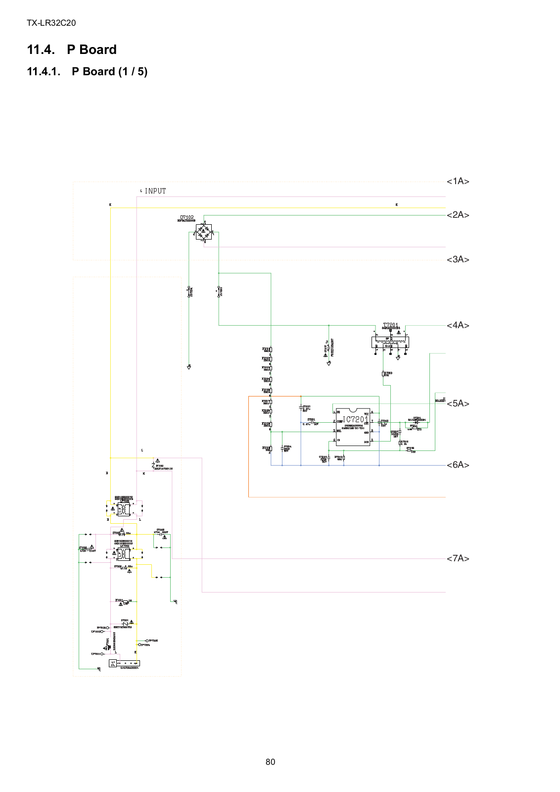 Panasonic TX-LR32C20 Schematic