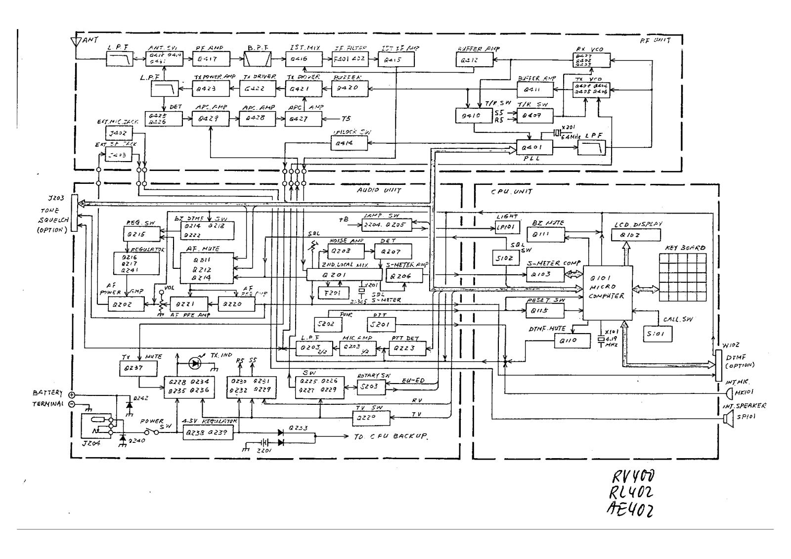 Albrecht ae402 Diagram